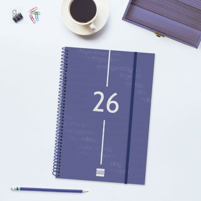 Agenda Finocam YEAR Bleu 16,5 x 24,2 cm 2026 5
