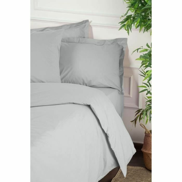Parure de couette Gris Lit king size 3 Pièces 2