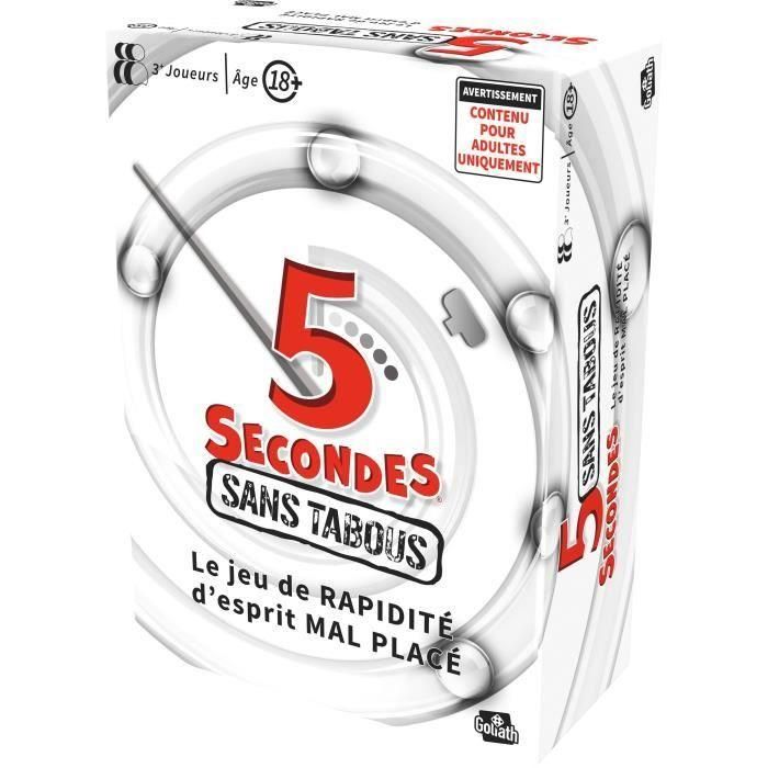 5 secondes sans tabous - Jeu d'ambiance - GOLIATH - Des 18 ans 2