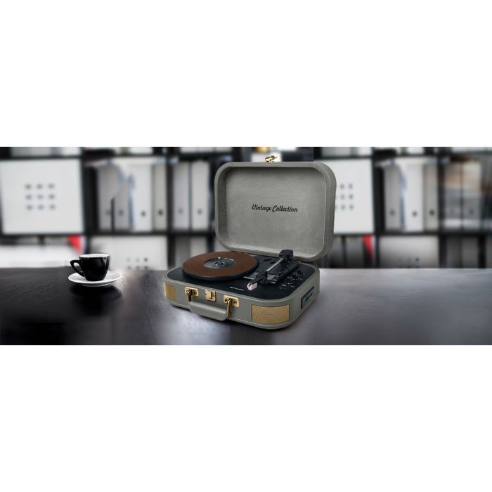 Tourne-disques Muse MT-201 BTG Vert Gris 6 Tourne-disques Muse MT-201 BTG Vert Gris 6