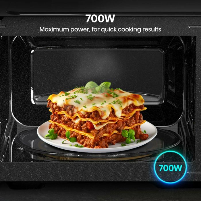 Micro-ondes Hisense H20MOBP1HI Noir 700 W 20 L 12 Micro-ondes Hisense H20MOBP1HI Noir 700 W 20 L 12