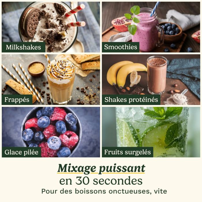 Bol mixeur Cuisinart PBL100E Blast&Go 120 W Blanc 500 ml 3