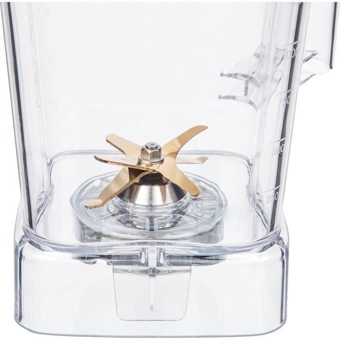 SENCOR SBU-8850NP Blender Super Puissant 2000 W, Noir Argent, Cruche 2 L Tritan, 6 Lames Acier Inoxydable, 33 000 RPM pour Smoothies et Aliments Sains