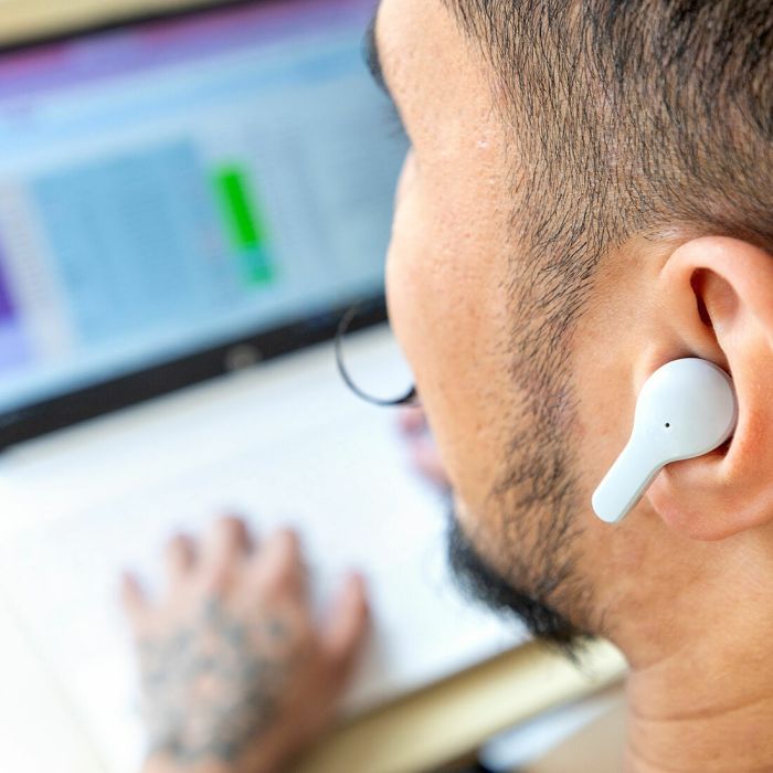 Écouteurs Sans Fil avec Étui de Charge Grey InnovaGoods 7 Écouteurs Sans Fil avec Étui de Charge Grey InnovaGoods 7