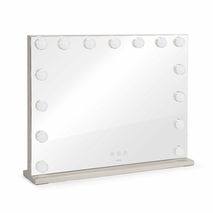 Miroir Grossissant Livoo DOS207 Blanc Miroir 3