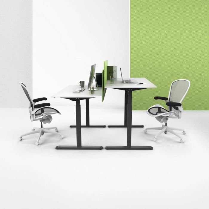 Support de bureau motorisé Aisens DF01B-079 Noir Acier 1 Support de bureau motorisé Aisens DF01B-079 Noir Acier 1