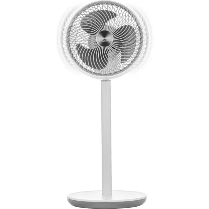 Sencor SFN 2540WH - Ventilateur sur pied silencieux BLDC 25 cm - 12 vitesses, 3 modes, télécommande, minuterie, oscillation - 26 W