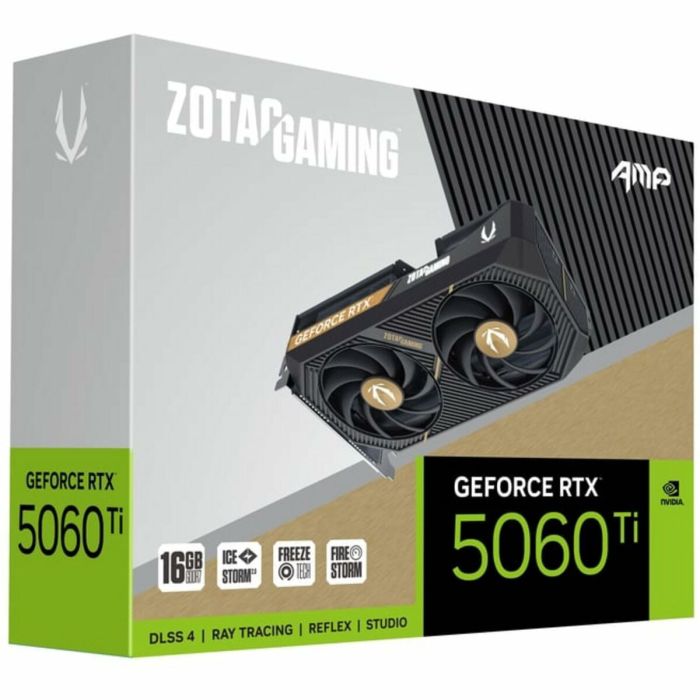 Carte Graphique Zotac ZT-B50620F-10M geforce rtx 5060 ti 16 GB GDDR7 3 Carte Graphique Zotac ZT-B50620F-10M geforce rtx 5060 ti 16 GB GDDR7 3