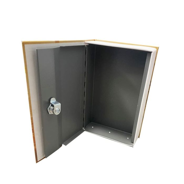 Coffre-fort en forme de livre Micel CFC08 M13403 Gris Acier Londres 1