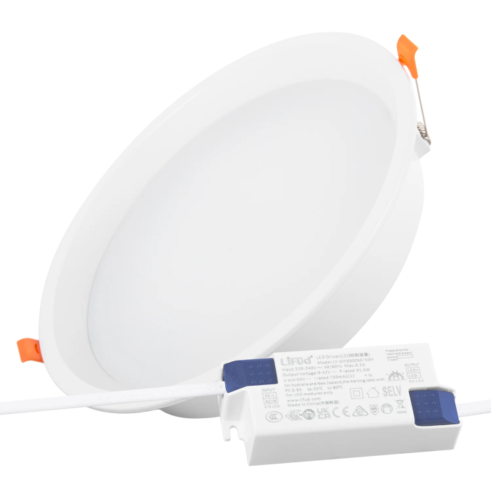 Philips Downlight LED 32W 140 Lm/W Flicker Free Driver LIFUD 6000K HO-DL01-LI-32W-CW 0