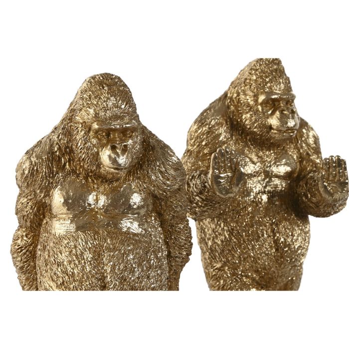 porte-livre Home ESPRIT Résine Gorille 13 x 12,5 x 24 cm 3