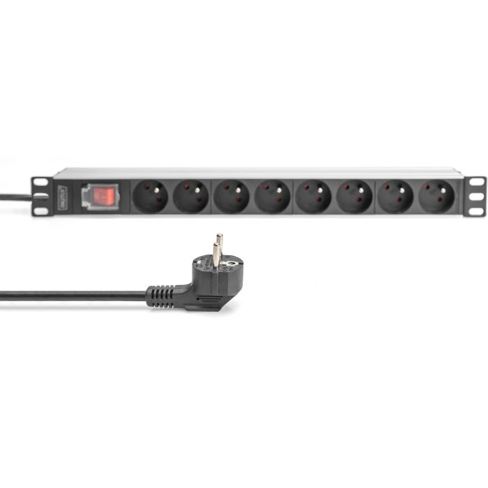 DIGITUS PDU 1U 8xCEE7/5 Ausgänge 230V/16A schwarz 1 DIGITUS PDU 1U 8xCEE7/5 Ausgänge 230V/16A schwarz 1
