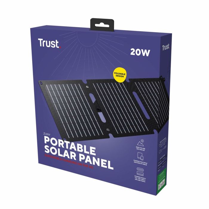Panneau solaire photovoltaïque Trust Zuny 20 W 1