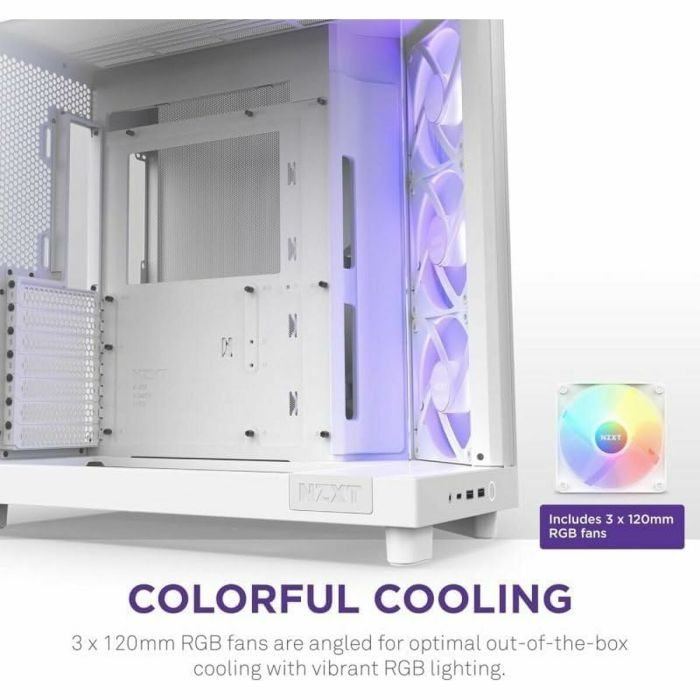 Boîtier ATX semi-tour NZXT CC-H61FW-R1 Blanc 19 Boîtier ATX semi-tour NZXT CC-H61FW-R1 Blanc 19