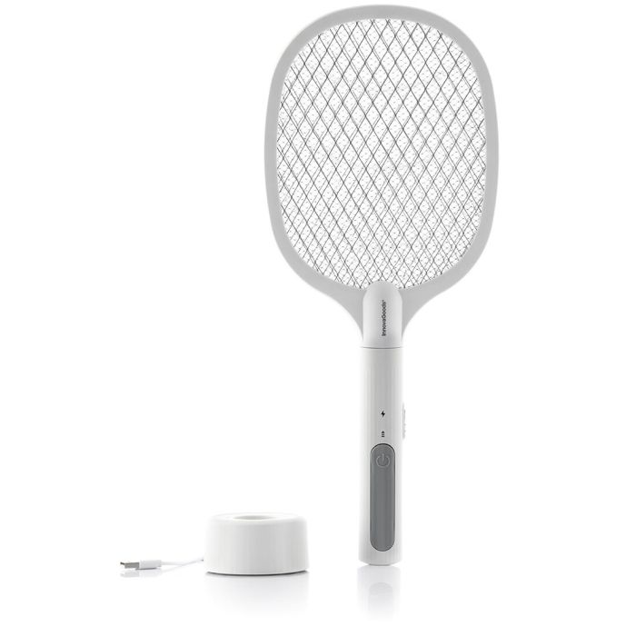Raquette Anti-insectes Rechargeable 2 en 1 avec Lumière UV KL Rak InnovaGoods 2