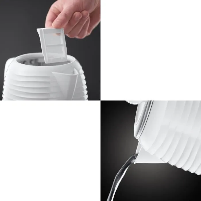 Russell Hobbs 24360-70 Bouilloire Inspire 1.7L, 2400W, Bouilloire Rapide, Indicateur d'eau, Filtre Anti-Calcaire, Blanc 2