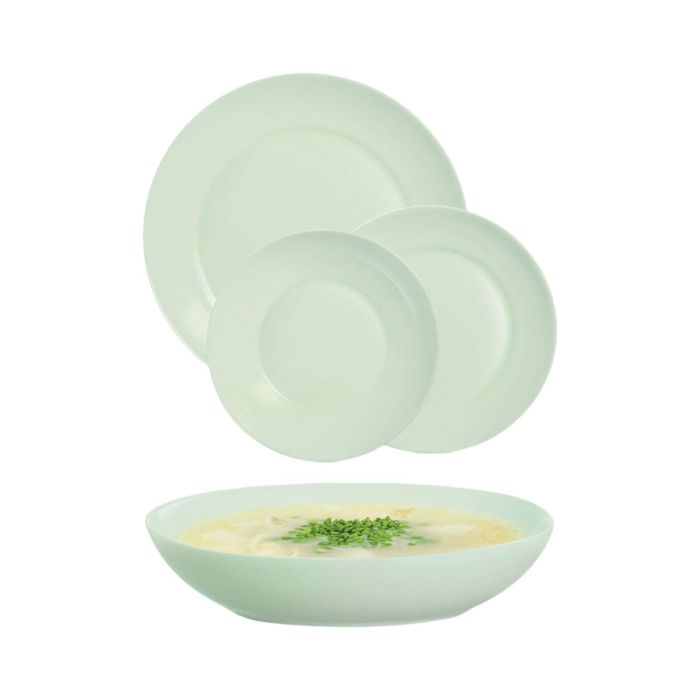 Assiettes Luminarc Apy Paradise Verde Vert verre 18 Pièces 0 Assiettes Luminarc Apy Paradise Verde Vert verre 18 Pièces 0