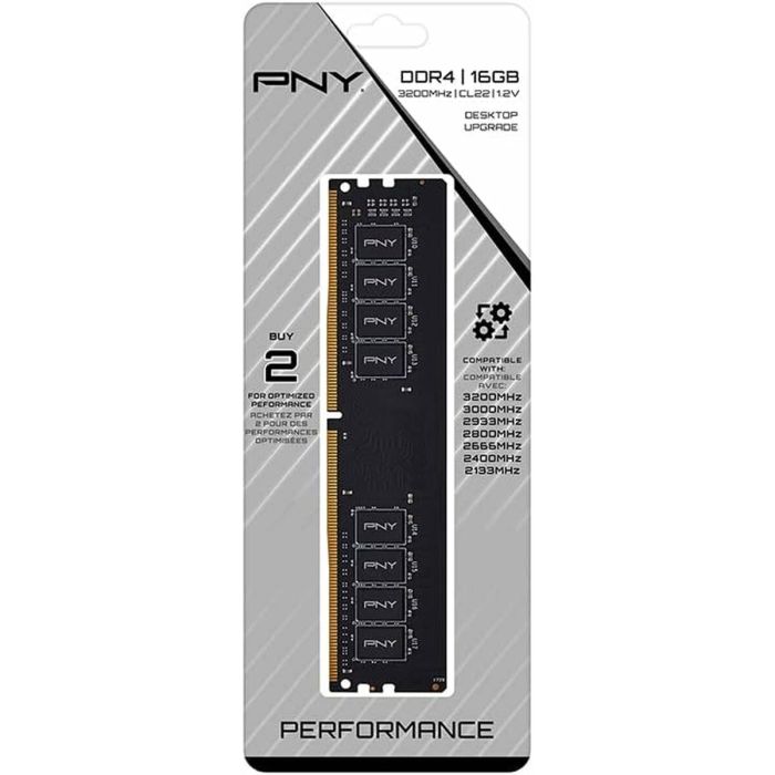 Mémoire RAM PNY MD16GSD43200-TB 16 GB DDR4 3200 MHz CL22 4