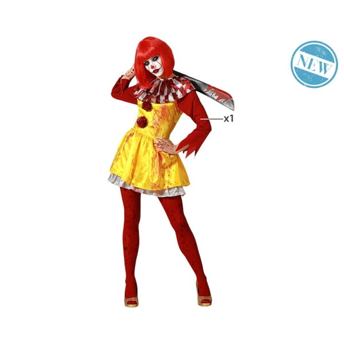 Déguisement pour Adultes Clown Sanglant Femme 7