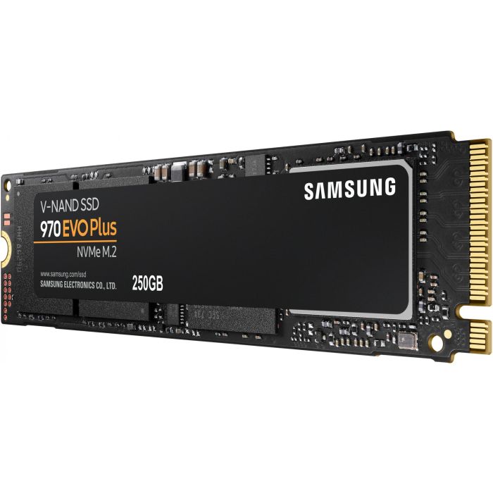 M.2 250GB Samsung 970 EVO plus NVMe PCIe 3.0 x 4 1.3 Phoenix Controller retail 2
