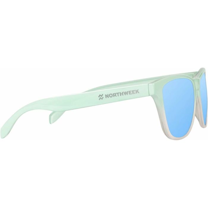 Lunettes de soleil Unisexe Northweek Gradiant Ø 47 mm Blanc Vert 2 Lunettes de soleil Unisexe Northweek Gradiant Ø 47 mm Blanc Vert 2