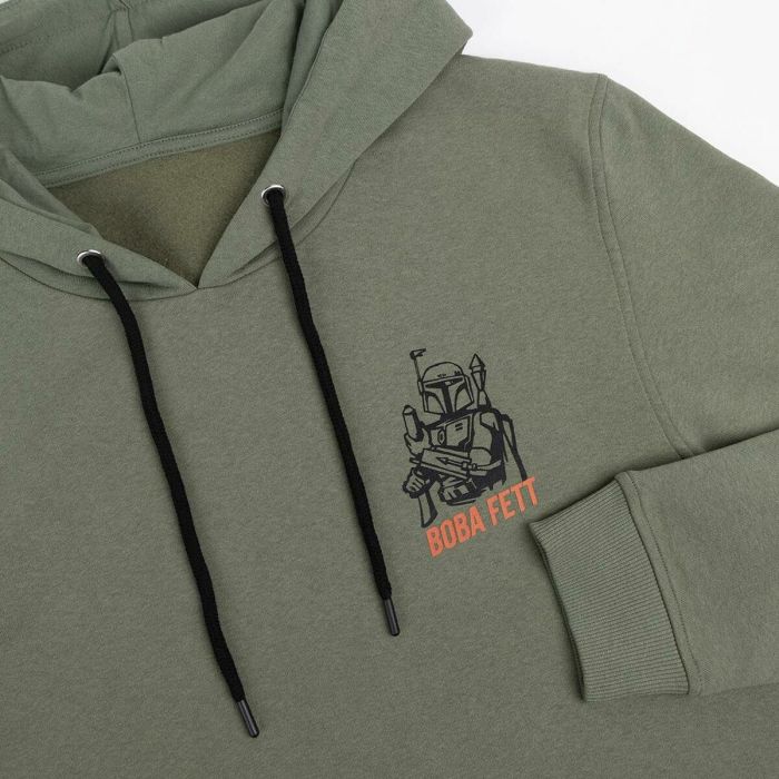 Sweat à capuche homme The Mandalorian Vert foncé 3 Sweat à capuche homme The Mandalorian Vert foncé 3