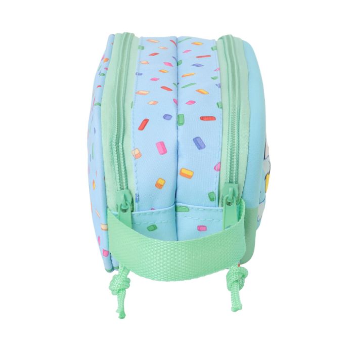 Trousse Fourre-Tout Double Bluey Bleu 21 x 8 x 6 cm 2