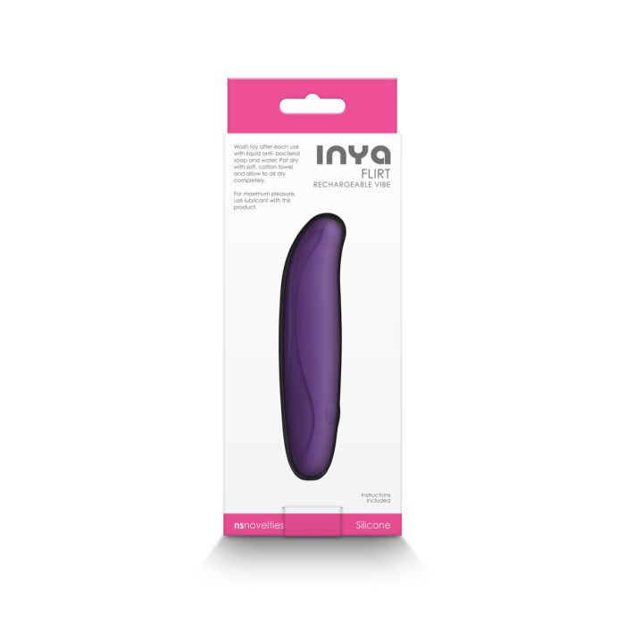 Mini Vibromasseur NS Novelties Inya Flirt Violet 1