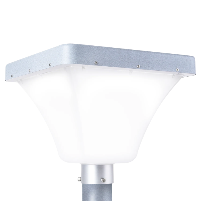 Borne LED Solaire Rectangulaire pour Jardins 45W avec Détecteur de Proximité 1 Borne LED Solaire Rectangulaire pour Jardins 45W avec Détecteur de Proximité 1