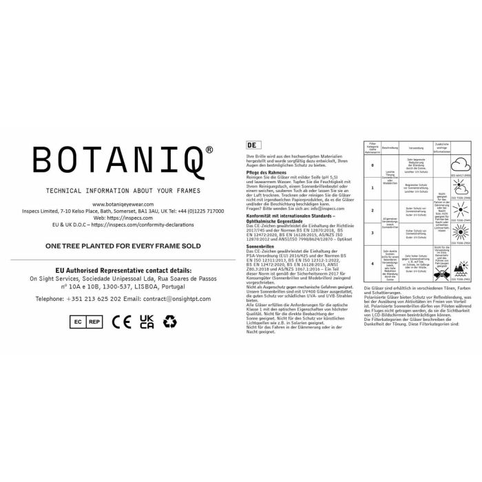 Monture de Lunettes Femme Botaniq MOD. BIO-1001 53175 6 Monture de Lunettes Femme Botaniq MOD. BIO-1001 53175 6