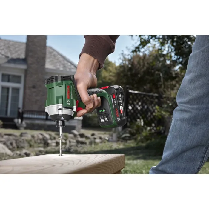 Bosch UniversalImpactDrive 18V-210 Visseuse à chocs sans fil 18V, couple max 210 Nm, compacte avec éclairage LED et puce Syneon, compatible batteries 18V POWER FOR ALL Bosch UniversalImpactDrive 18V-210 Visseuse à chocs sans fil 18V, couple max 210 Nm, compacte avec éclairage LED et puce Syneon, compatible batteries 18V POWER FOR ALL