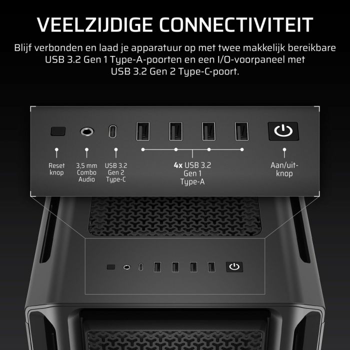 Boîtier ATX semi-tour Corsair Noir 7 Boîtier ATX semi-tour Corsair Noir 7