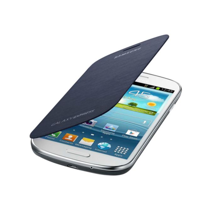 Housse Folio pour Mobile Samsung Galaxy Express I8730 Bleu 1 Housse Folio pour Mobile Samsung Galaxy Express I8730 Bleu 1