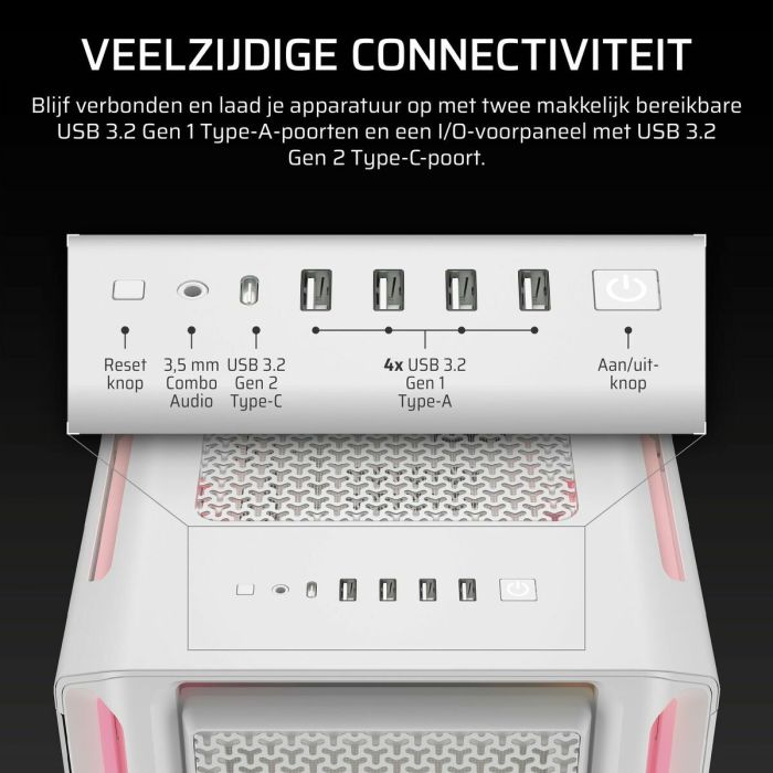 Boîtier ATX semi-tour Corsair Blanc 7