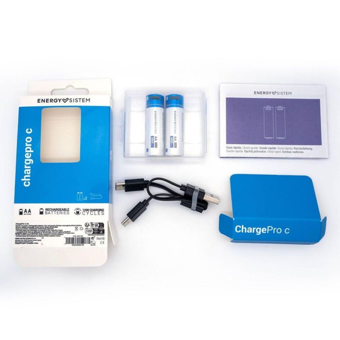 Piles Rechargeables Energy Sistem 500185 2 Piles Rechargeables Energy Sistem 500185 2