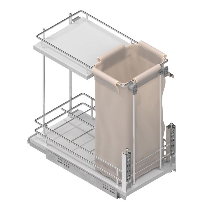 Botellero-Panero Modelo Compact Cromo-Blanco Modulo Modulo 400 Menage Confort 1 Botellero-Panero Modelo Compact Cromo-Blanco Modulo Modulo 400 Menage Confort 1