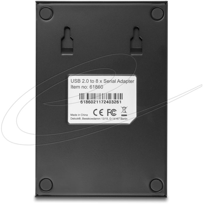 DELOCK Adaptateur USB 2.0 vers Serial 8-Port Industrie RS-232