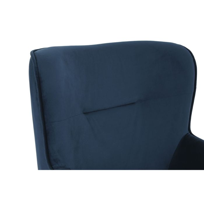 Siège DKD Home Decor Bleu Noir Métal 68 x 76 x 90 cm 5 Siège DKD Home Decor Bleu Noir Métal 68 x 76 x 90 cm 5