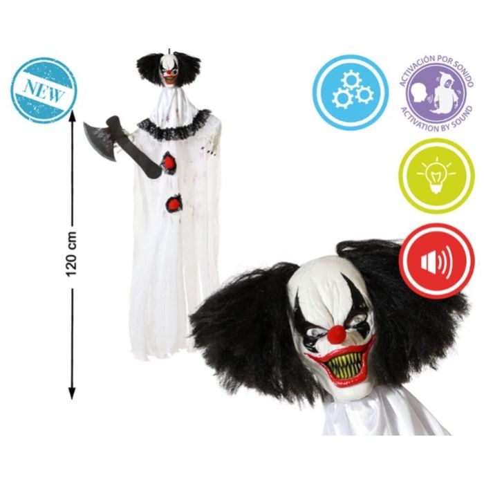Décoration d'Halloween Clown 120 cm 1