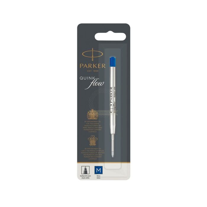 Recharge pour stylo Parker Quink Flow Bleu (12 Unités) 1 Recharge pour stylo Parker Quink Flow Bleu (12 Unités) 1