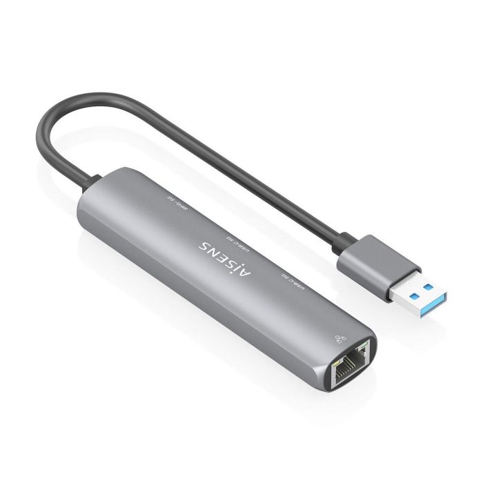 Hub USB Aisens ASUC-4P036-GR Gris 2