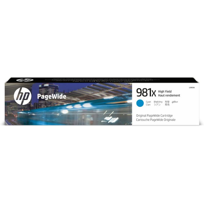 HP L0R09A Cartouche d'encre Cyan PageWide originale Haut Rendement (XL) 116ml 10000 pages