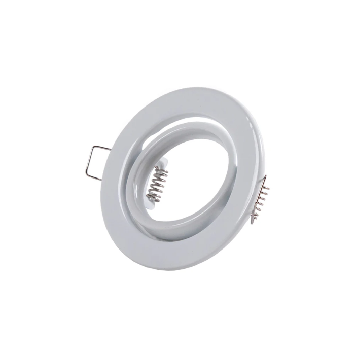 Vepa Downlight Circulaire Basculant En Acier 90mm - Blanc 0