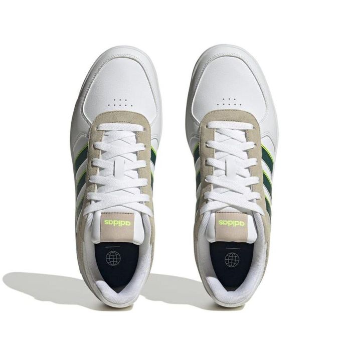 Chaussures de Sport pour Homme Adidas Courtbeat Blanc 5