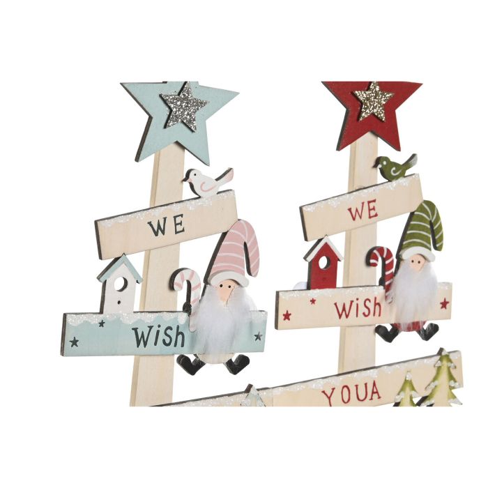 Sapin de Noël DKD Home Decor Rouge Rose Bois 17,5 x 5 x 38 cm (2 Unités) 1 Sapin de Noël DKD Home Decor Rouge Rose Bois 17,5 x 5 x 38 cm (2 Unités) 1