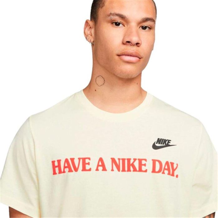 T-shirt à manches courtes homme Nike Have A Nice Day Beige 2