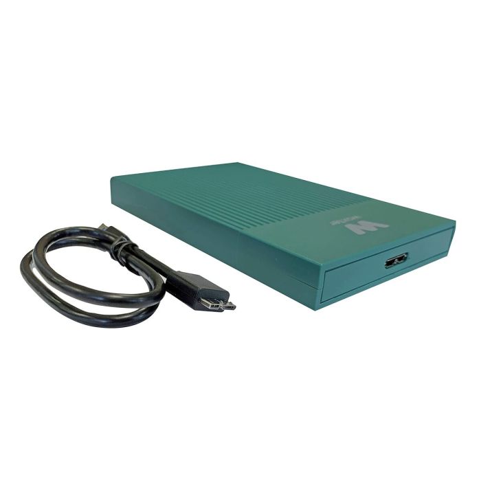 Boîtier pour disque dur Woxter I-Case 230B Vert USB 3.0 1