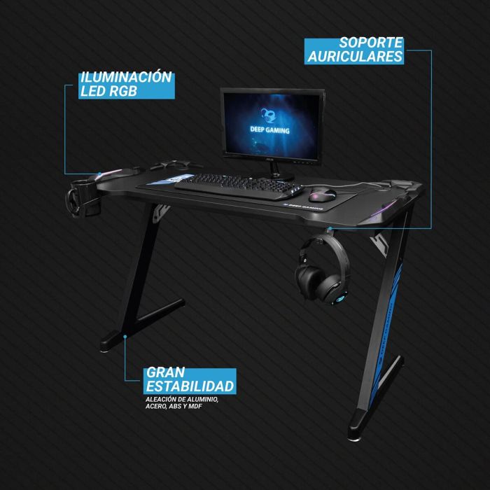 Table DEEP GAMING COO-DGMOB04 Noir 5 atm 1,64" 21