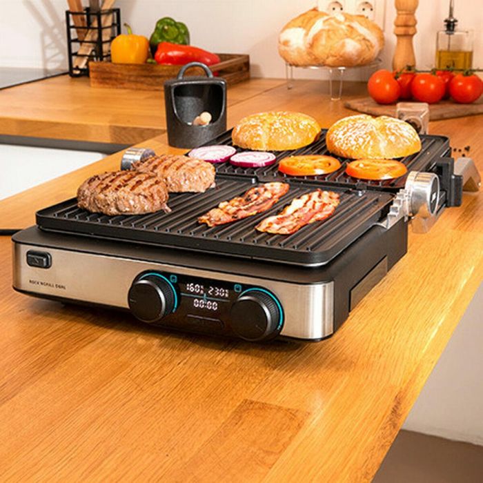Barbecue Électrique Cecotec Rock’n Grill Dual 2000 W 2