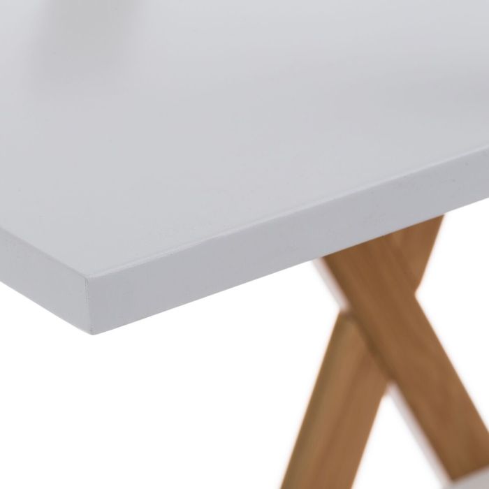 Etagère de salle de bains Blanc Naturel 125 x 30 x 103 cm 4